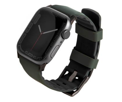Pasek do smartwatchy Uniq Pasek Linus do Apple Watch 44/45/46/49 mm moss green